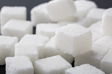Sugar cube food ingredient background 