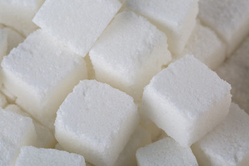 Sugar cube food ingredient background 