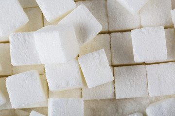 Sugar cube food ingredient background 