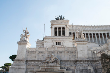 Fototapeta na wymiar Altare della Patria Vittorio Emanuele II Monument Rome Italy