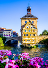 famous old town hall in bamberg