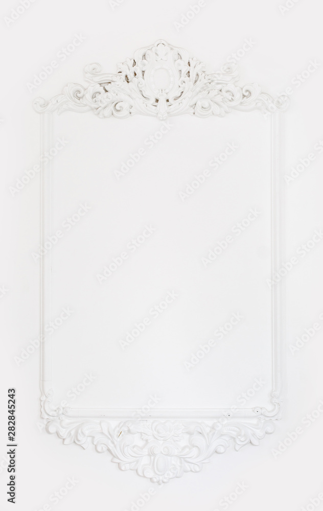 Canvas Prints vintage classical white beautiful frame