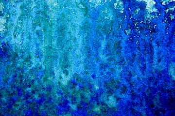 Blue with Green Watercolor Background