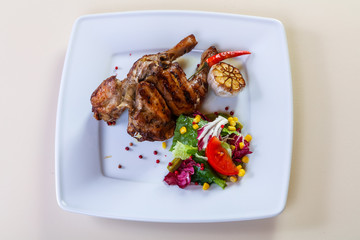 Grilled chicken legs