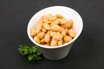 Baked white bean