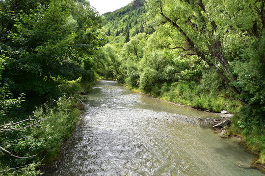 The river in Arrowtown, New Zealand