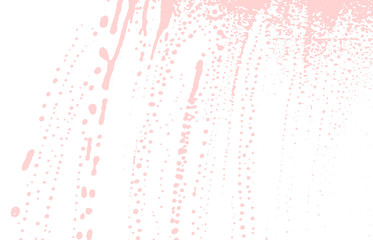 Grunge texture. Distress pink rough trace. Great b