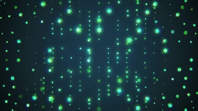 many shiny crystals random rotating fading in color space animation glamour background new quality universal motion dynamic animated colorful joyful cool 4k stock video footage