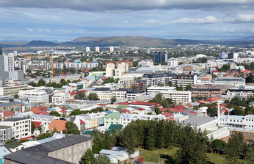 Fototapeta na wymiar Reykiavik, Island