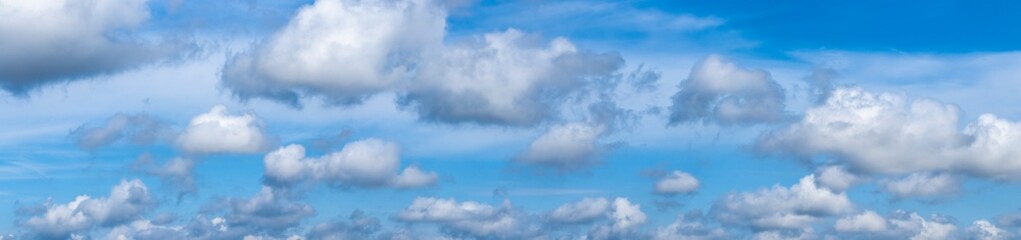 Panorama vom Wolkenhimmel