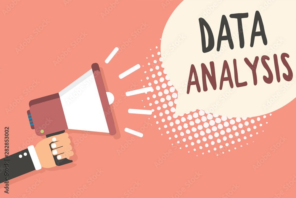 Poster conceptual hand writing showing data analysis. business photo showcasing translate numbers to analyt