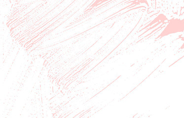 Grunge texture. Distress pink rough trace. Fascina