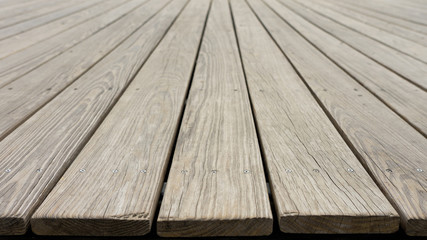 Mock up perspective empty top wooden board. using as background montage concept with copy spaces and white space for your text or design.