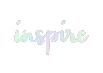 Inspire hand lettering with pastel colors