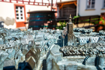 Miniatur Modell, Meisenheim, Rheinland-Pfalz, Deutschland 