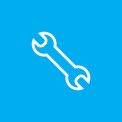 Wrench icon for web and mobile