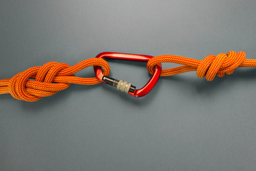 Equipment for climbing and mountaineering.