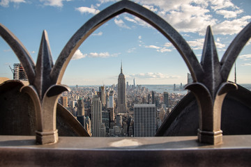 Looking South from the top of Manhattans midtown (NYC, USA)