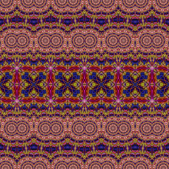 Abstract fractal symmetric  pattern