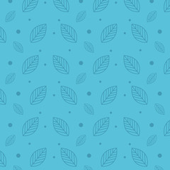 nature and tropical leaves with points design