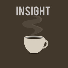 Word writing text Insight. Business concept for Capacity Gain accurate deep understanding of someone or something.