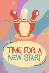 Conceptual hand writing showing Time For A New Start. Business photo text Trust the magic of Beginnings Afresh Anew Rebirth.