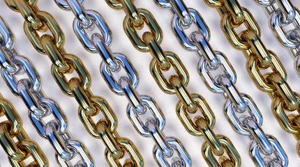 Fototapeta premium 3D rendering of metal mesh fence. background of metal mesh isolated on white background