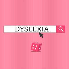 Writing note showing Dyslexia. Business photo showcasing Disorders that involve difficulty in learning to read and improve.