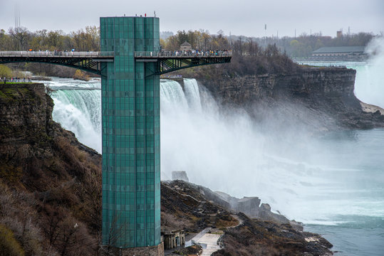 Panoramic views of Niagara falls