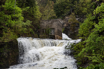 Waterfall in Ithaca (NY, USA)