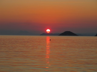 atardecer en skopelos