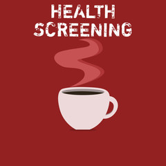 Text sign showing Health Screening. Conceptual photo targeted systematic action designed to identify diseases.
