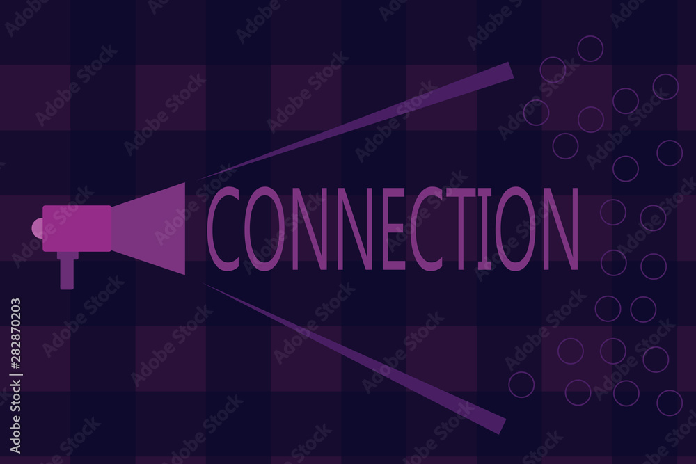Poster conceptual hand writing showing connection. business photo showcasing relation association causal lo