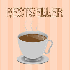 Text sign showing Bestseller. Conceptual photo Book product sold in large numbers Successful literature.