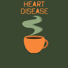 Word writing text Heart Disease. Business concept for Heart disorder Conditions that involve blocked blood vessels.