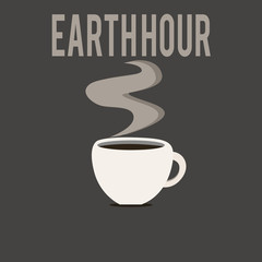 Writing note showing Earth Hour. Business photo showcasing Global movement to call for greater action on climate change.