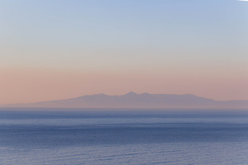 Beautiful view to Corfu island, Greece