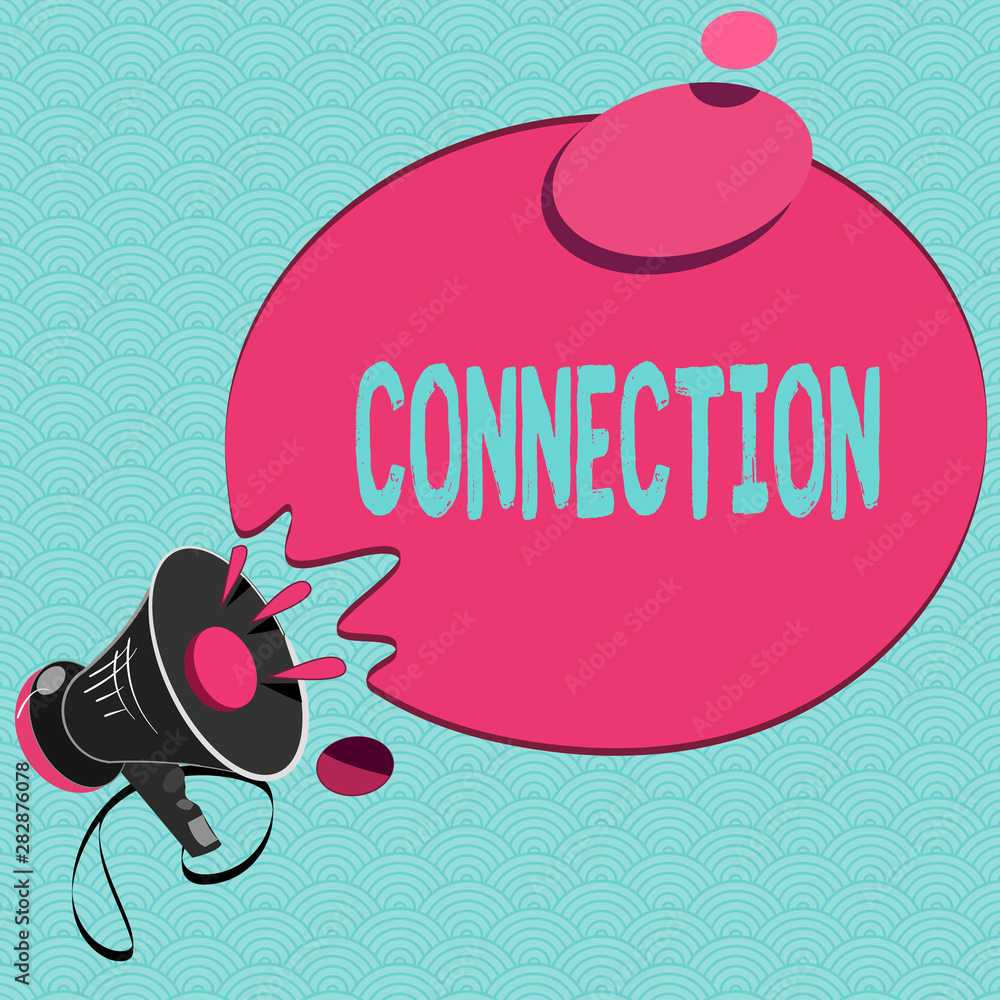 Poster conceptual hand writing showing connection. business photo showcasing relation association causal lo