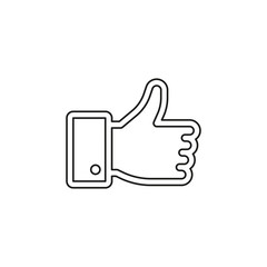 Hand Thumb Up vector icon
