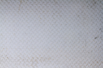Blur white Diamond Plate background with softly pattern texture.
