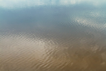 Blur colorful water surface subtle background.