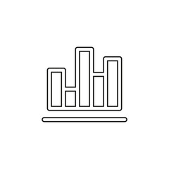 Chart vector icon