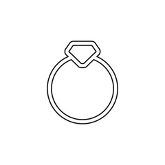 diamond Ring vector icon