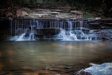 Horseshoe Falls at Caesar Creek State Park in Waynesville, Ohio.