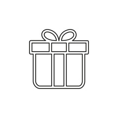 Gift box vector icon
