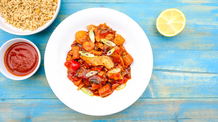 Chinese Style Chicken Kung Po