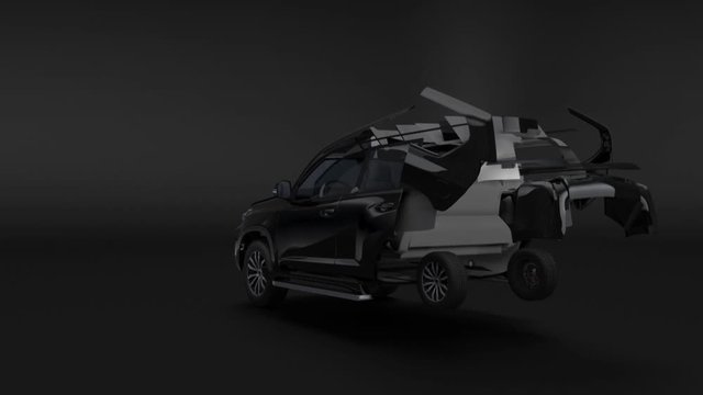 Land Cruiser Prado transforms into itself
