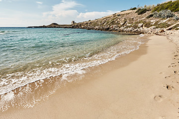Breathtaking natural landscapes and seaside of Puglia, Italy.