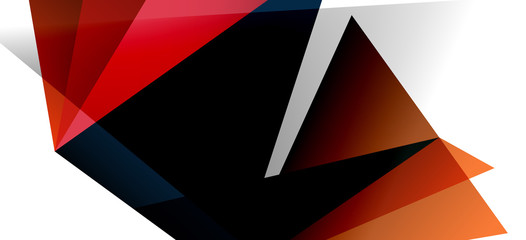 Triangle geometric background in trendy style on light background. Retro vector illustration. Colorful bright. Trendy modern style. Vector business illustration.