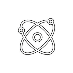 Atom vector icon